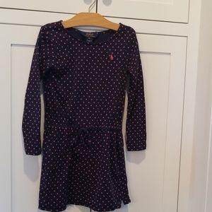 Girls Polo cinch waist dress